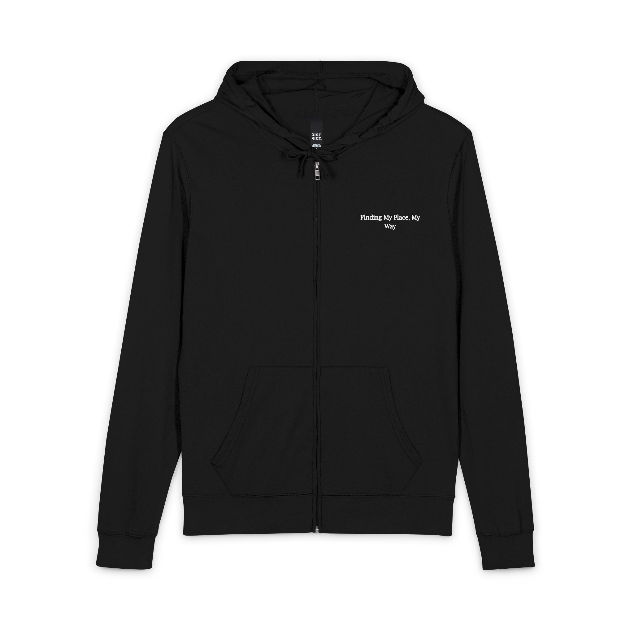 Nothing Will Ever Be The Same Minimal Zip Hoodie – Elegant Statement Hoodie for Ambitious Women