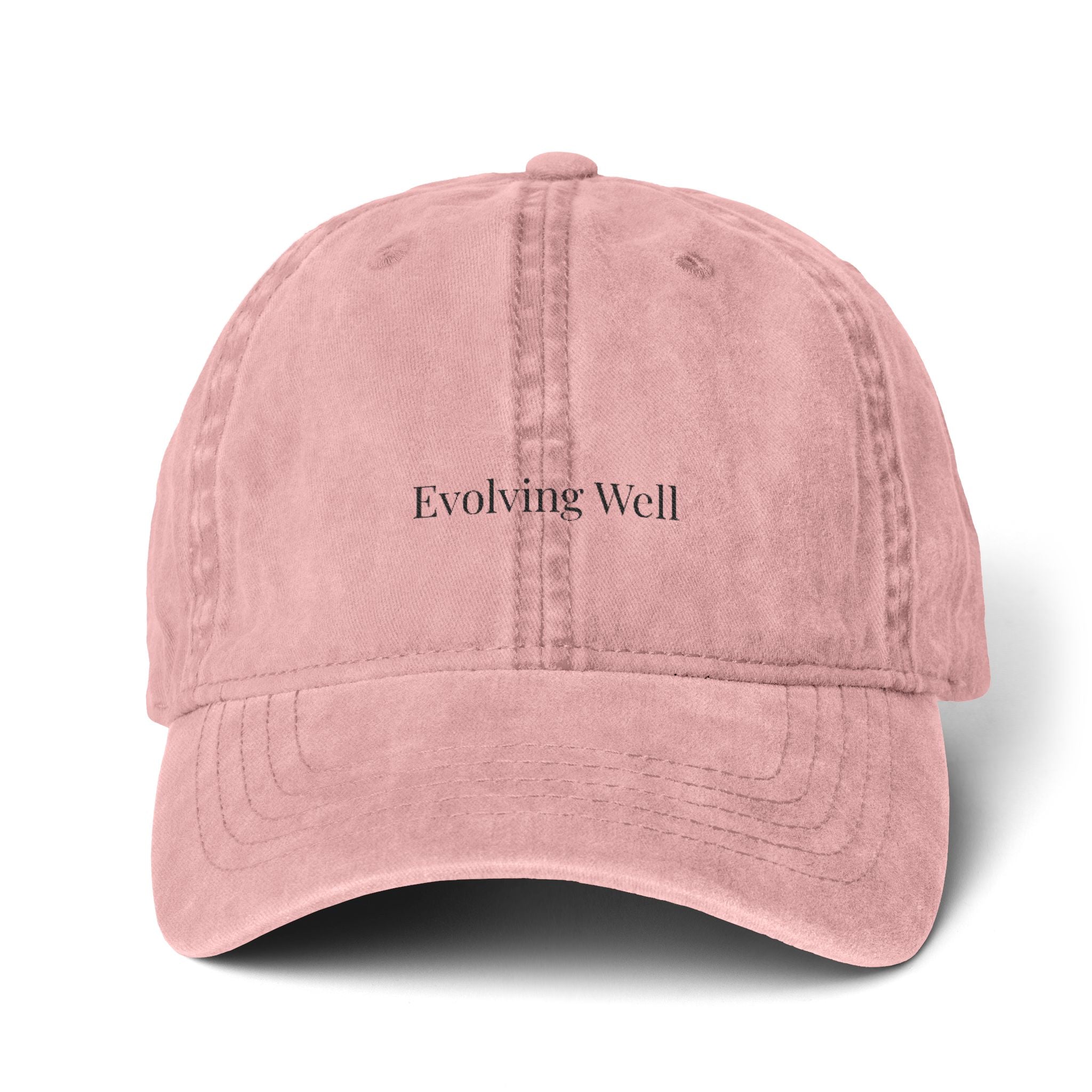 Essential Pigment Dyed Cap – Minimalist Embroidered Hat for Women