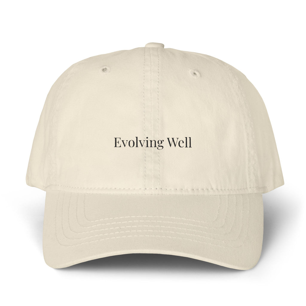 Essential Pigment Dyed Cap – Minimalist Embroidered Hat for Women