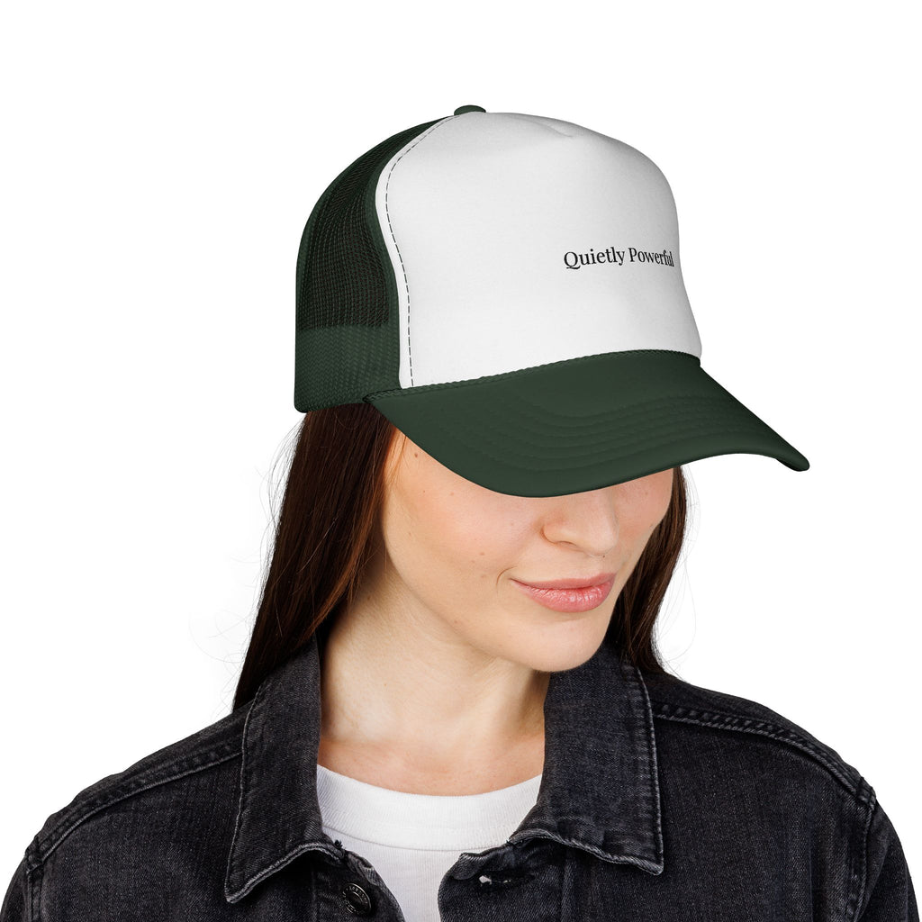Quietly Powerful Trucker Cap – Minimalist Mesh Hat for Everyday Confidence