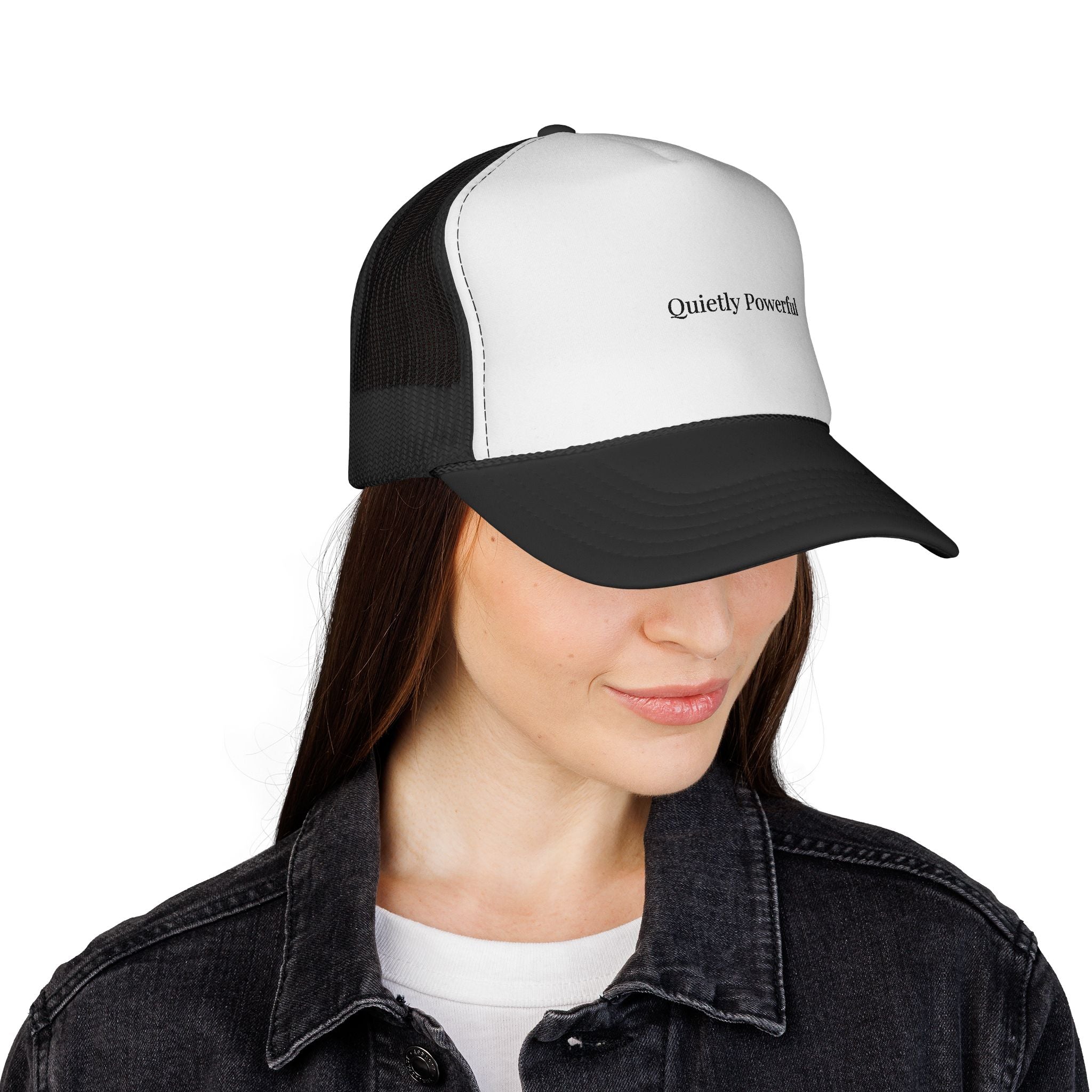 Quietly Powerful Trucker Cap – Minimalist Mesh Hat for Everyday Confidence