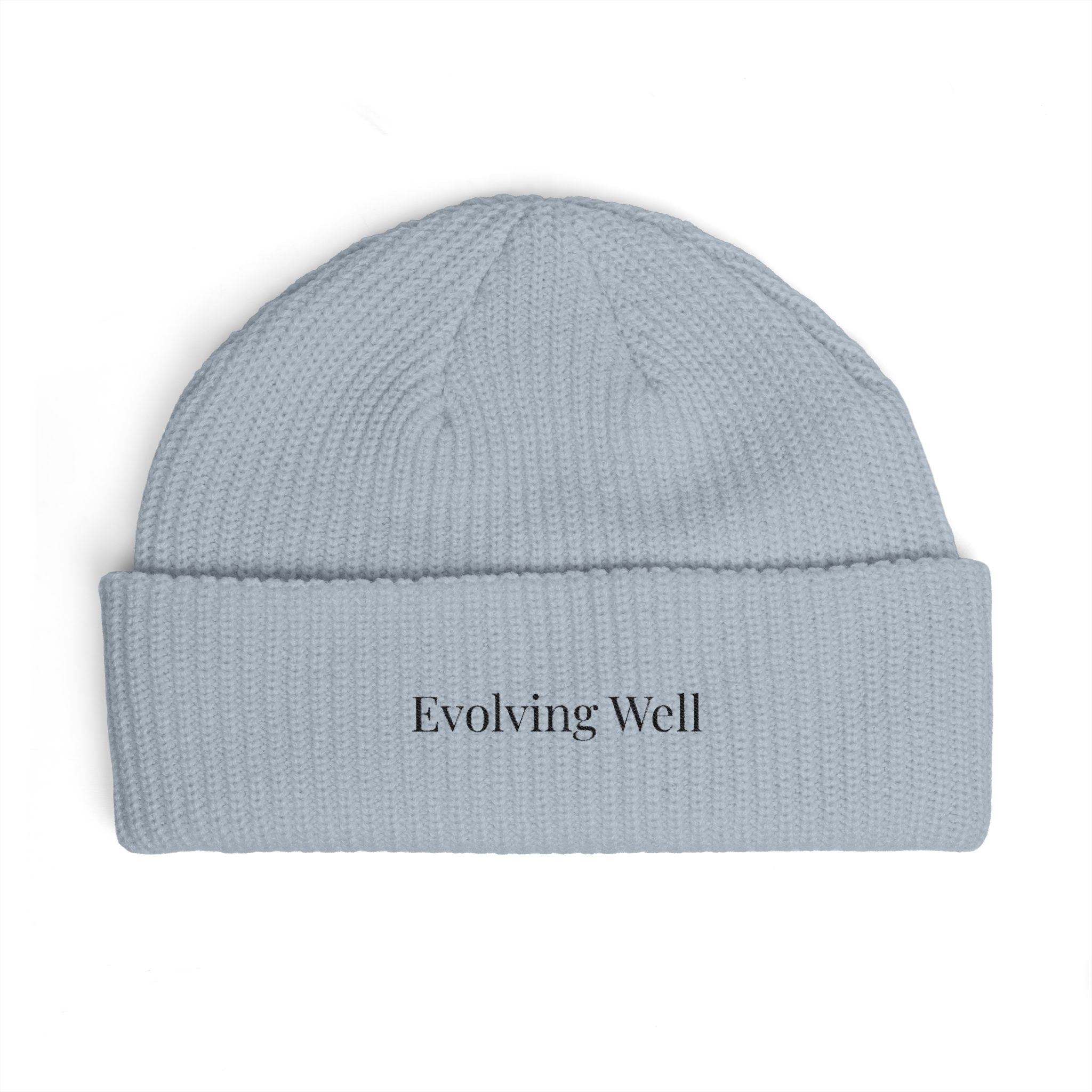 Evolving Well Cuff Beanie – Minimalist Knit Beanie for Everyday Comfort