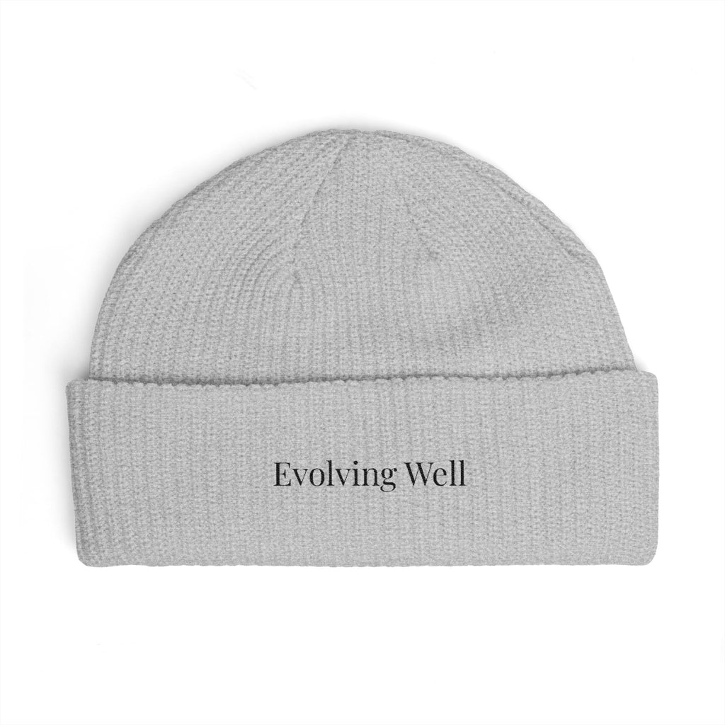 Evolving Well Cuff Beanie – Minimalist Knit Beanie for Everyday Comfort