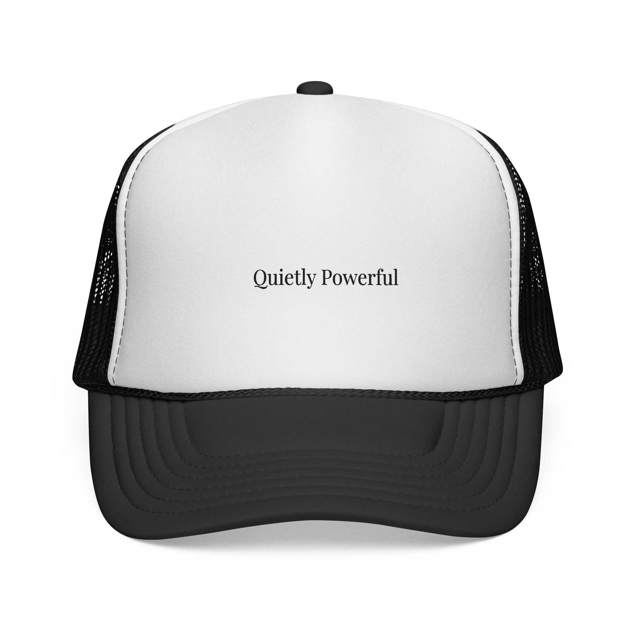 Quietly Powerful Trucker Cap – Minimalist Mesh Hat for Everyday Confidence