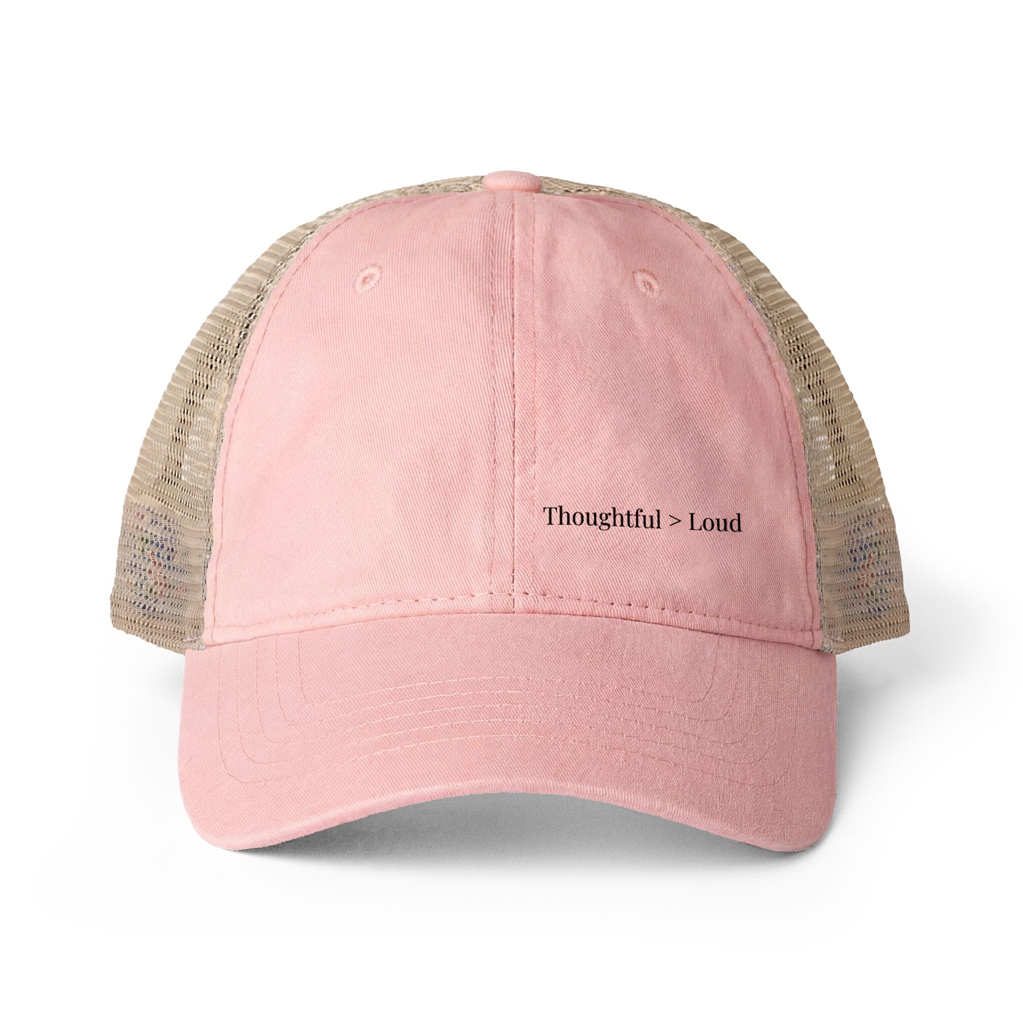 Washed Mesh Back Cap – Minimalist Everyday Hat for Women