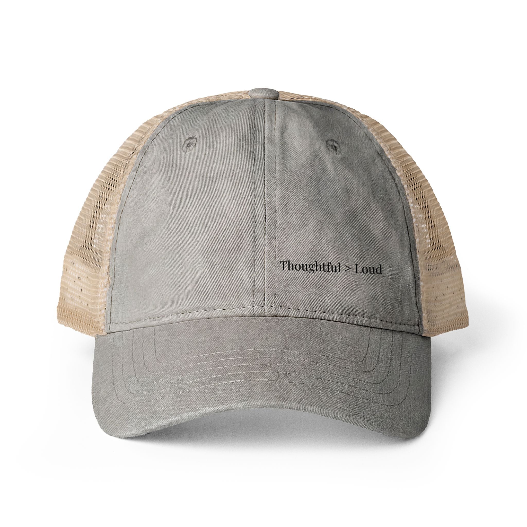 Washed Mesh Back Cap – Minimalist Everyday Hat for Women