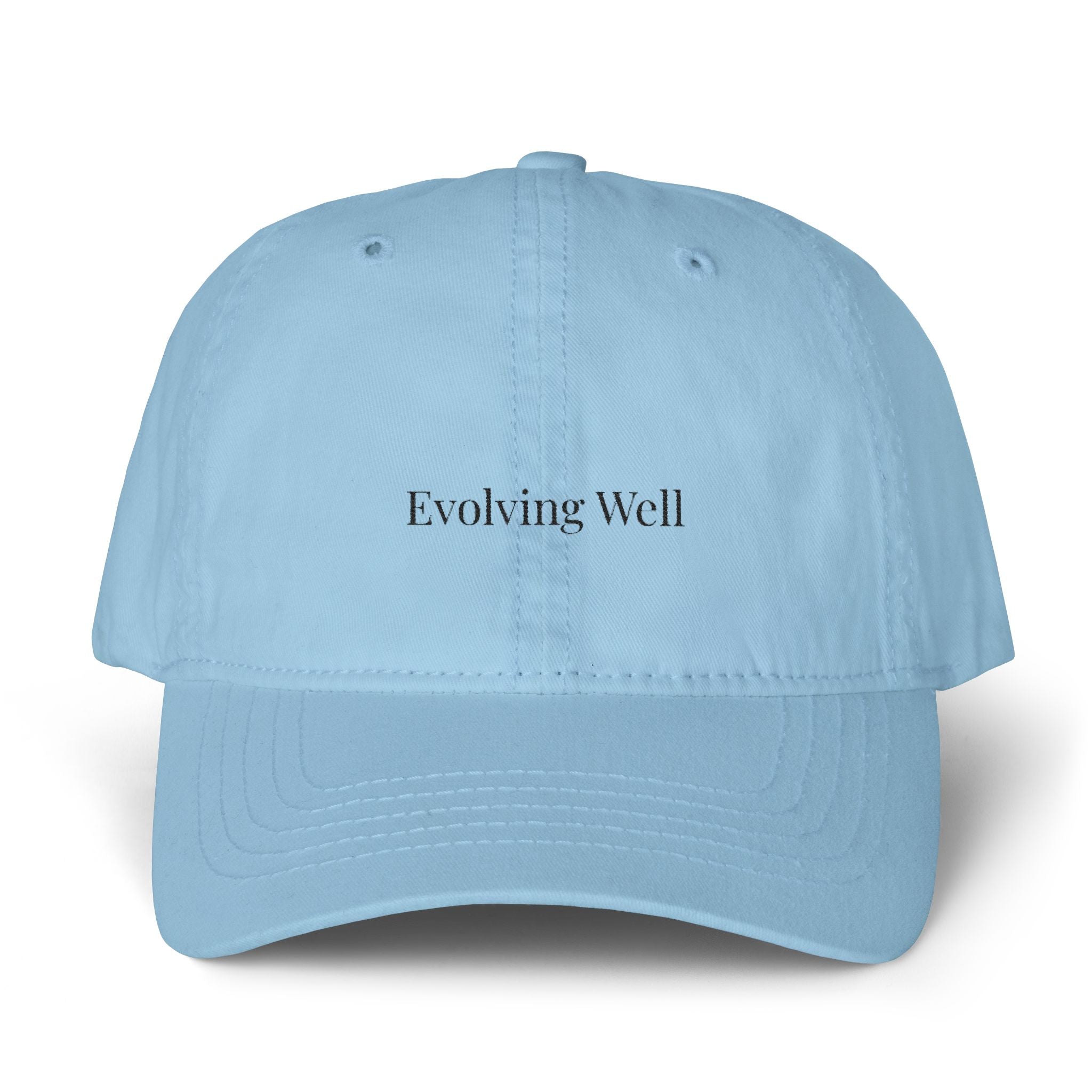 Essential Pigment Dyed Cap – Minimalist Embroidered Hat for Women