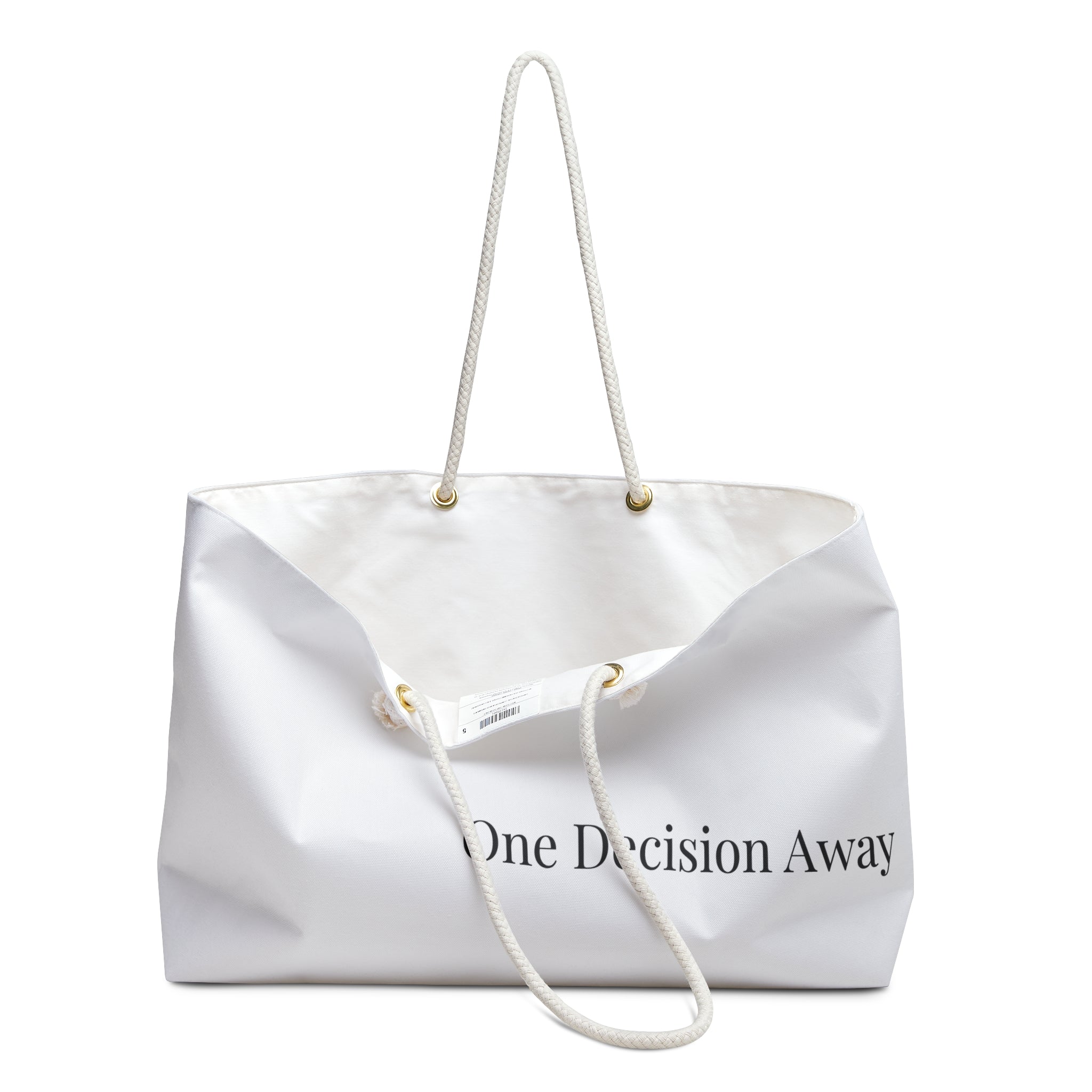 Minimal Weekender Bag – Spacious Travel Duffel for Women