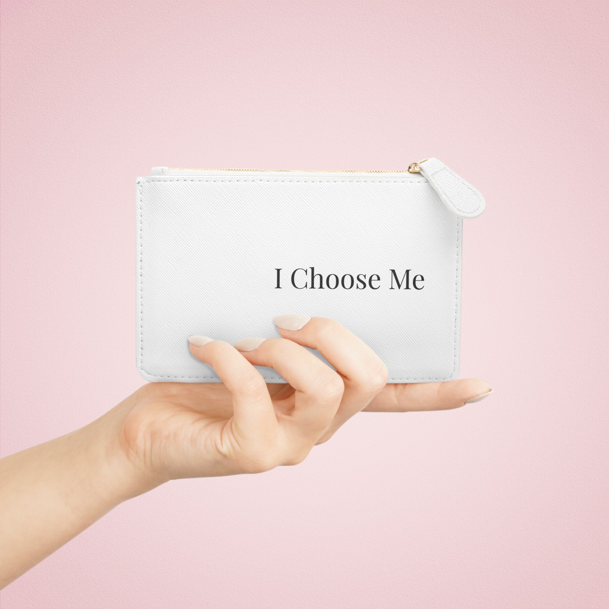 I Choose Me Mini Clutch – Empowerment Wristlet Pouch for Everyday Essentials
