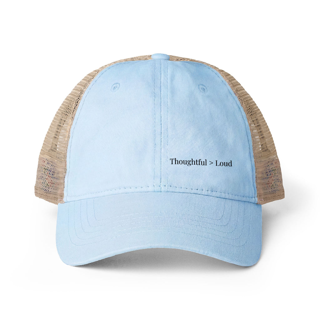Washed Mesh Back Cap – Minimalist Everyday Hat for Women
