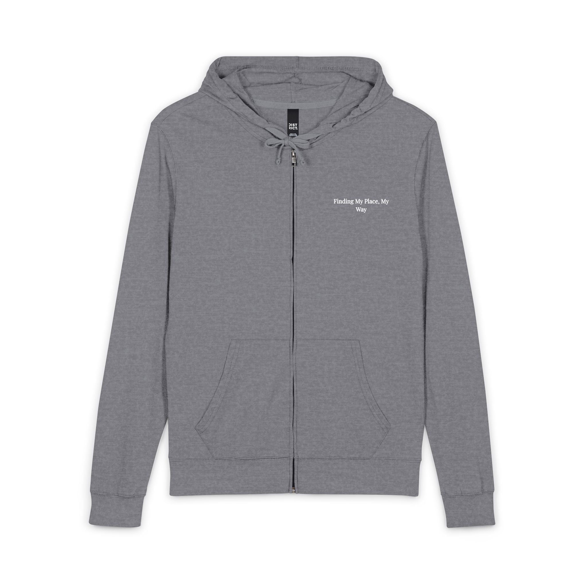 Nothing Will Ever Be The Same Minimal Zip Hoodie – Elegant Statement Hoodie for Ambitious Women