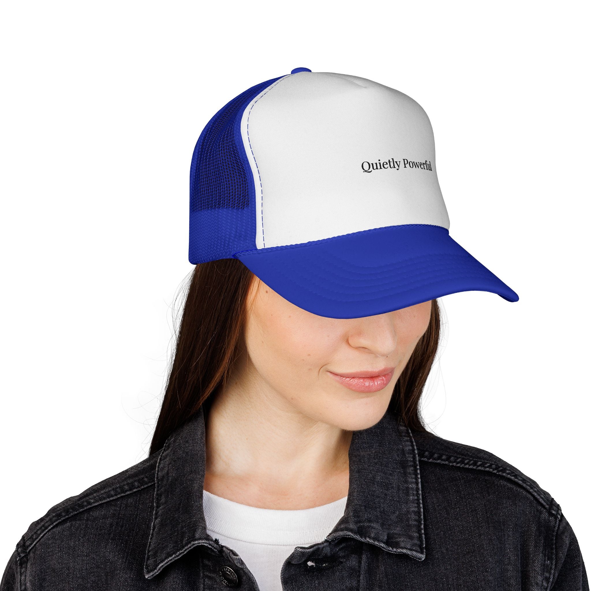 Quietly Powerful Trucker Cap – Minimalist Mesh Hat for Everyday Confidence