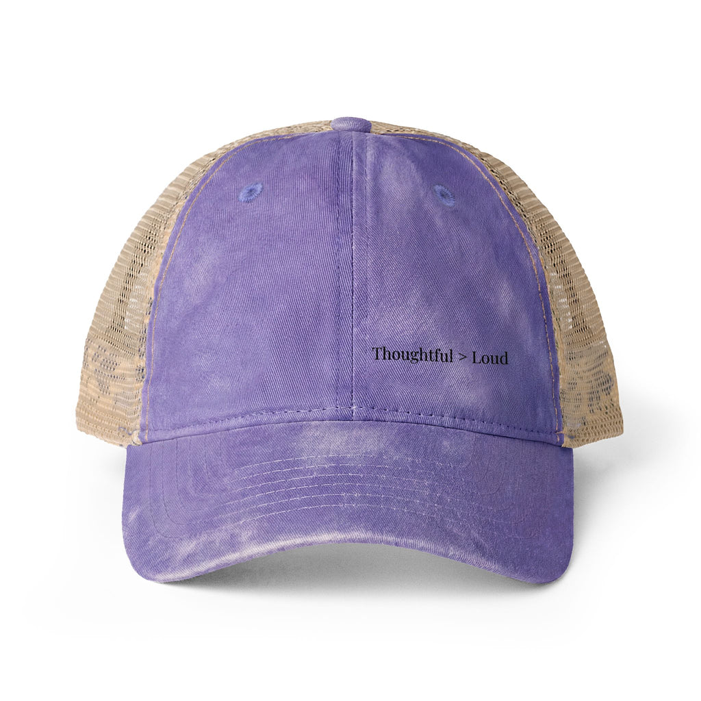 Washed Mesh Back Cap – Minimalist Everyday Hat for Women