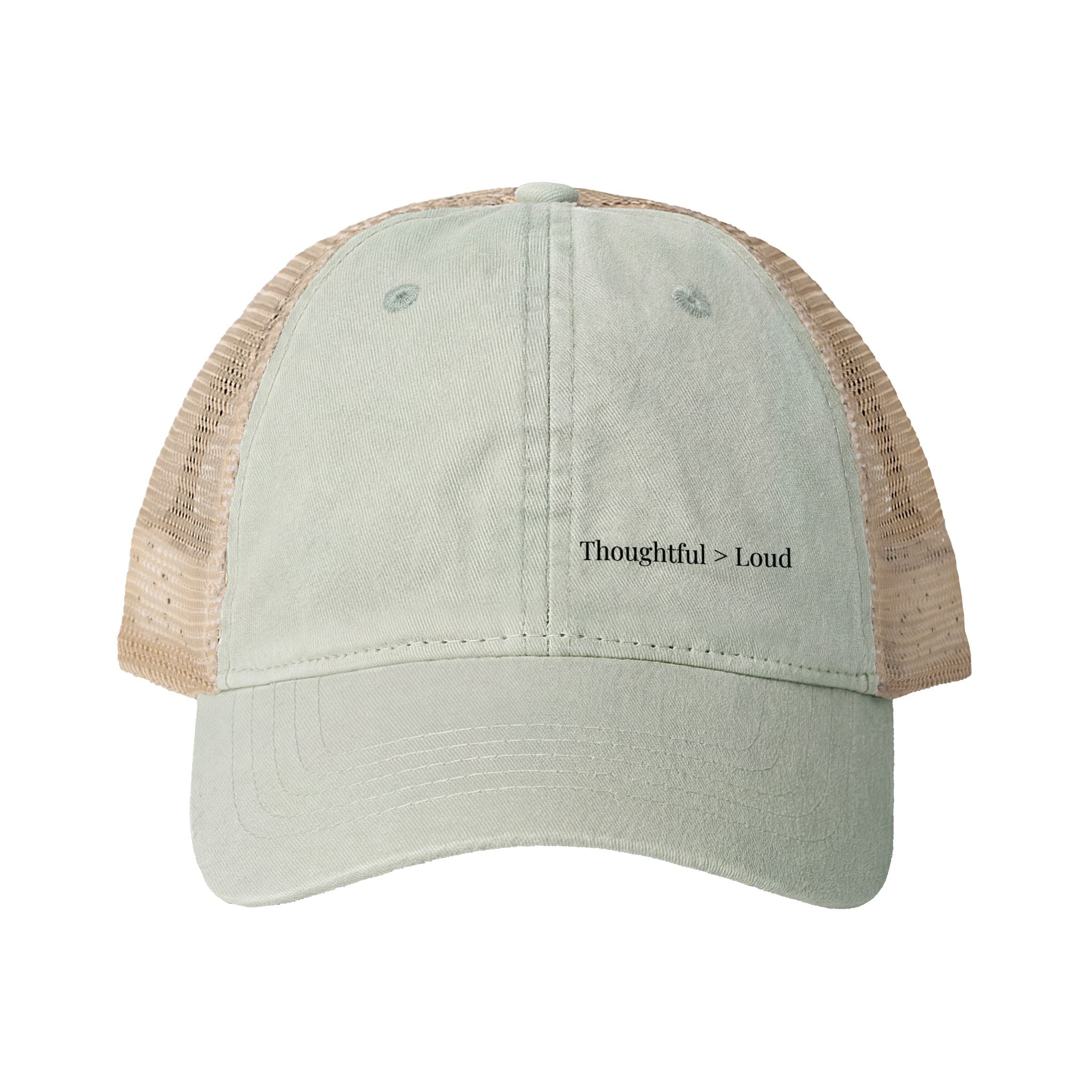 Washed Mesh Back Cap – Minimalist Everyday Hat for Women