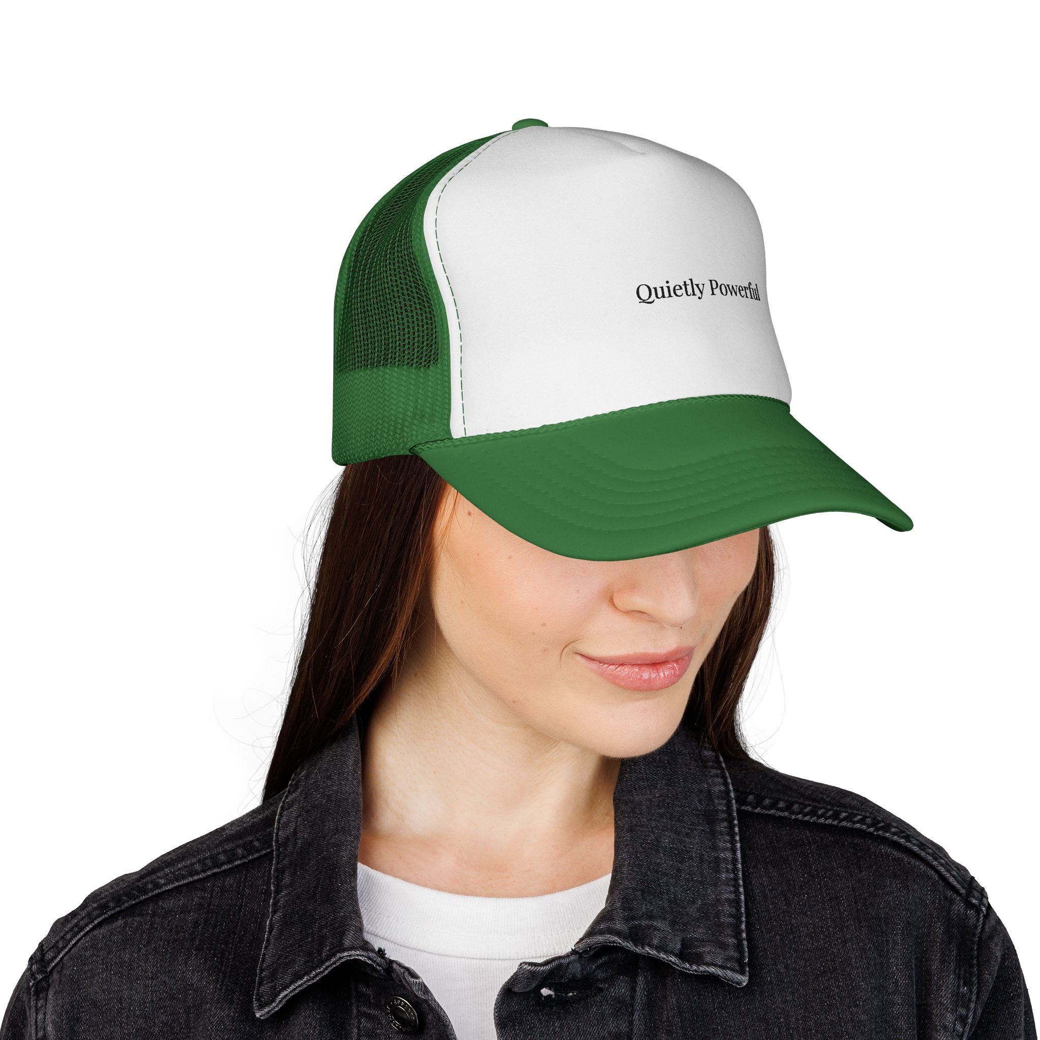 Quietly Powerful Trucker Cap – Minimalist Mesh Hat for Everyday Confidence