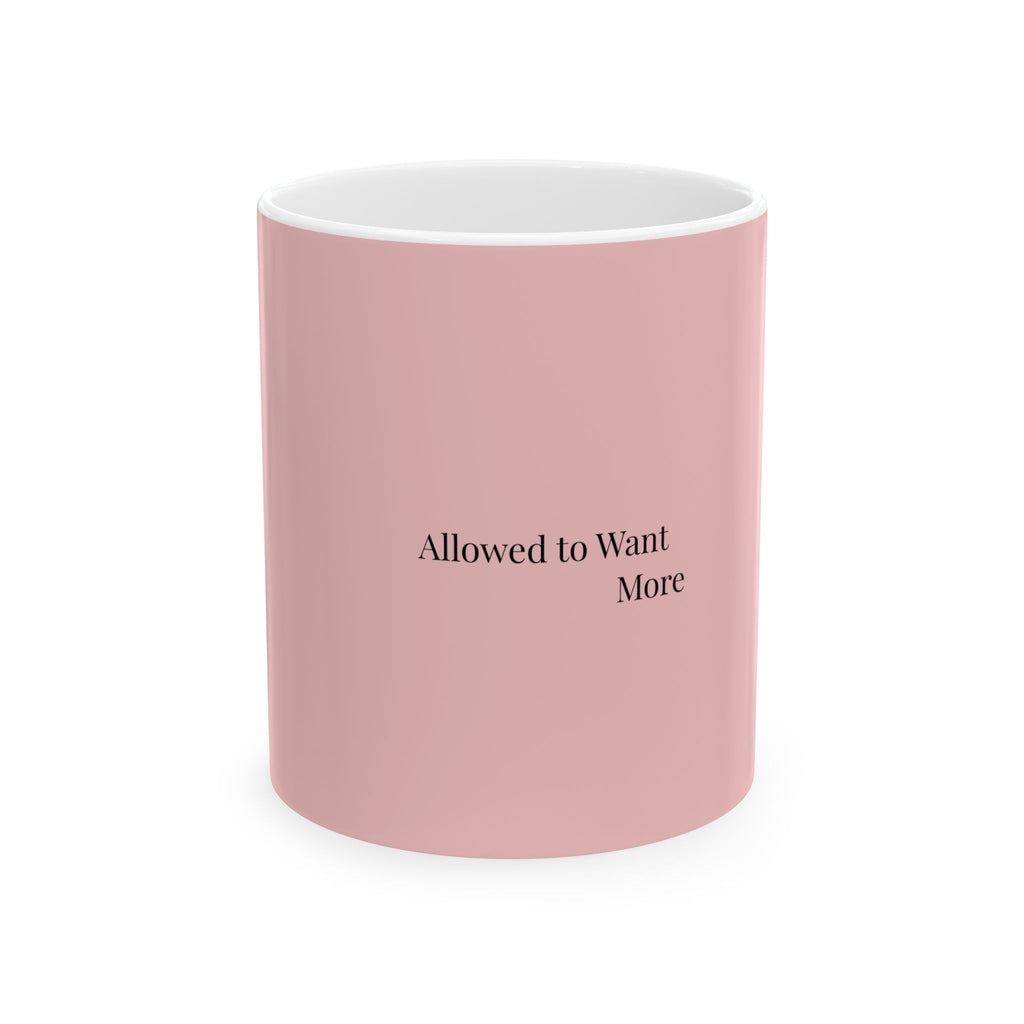 Pink Ceramic Mug – Feminine Minimal Coffee Cup (11oz, 15oz)