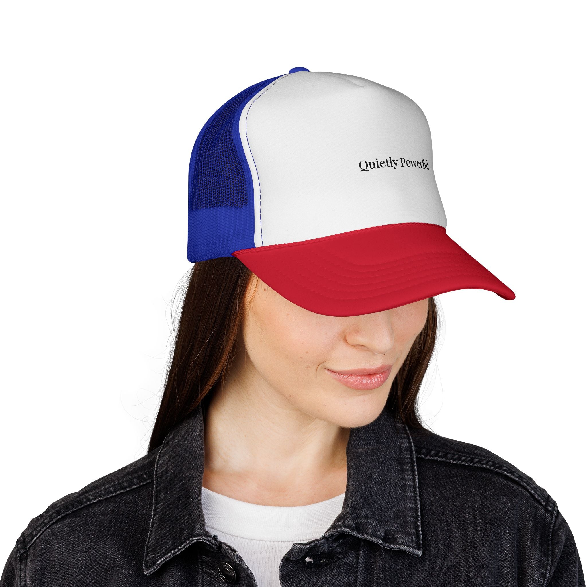 Quietly Powerful Trucker Cap – Minimalist Mesh Hat for Everyday Confidence