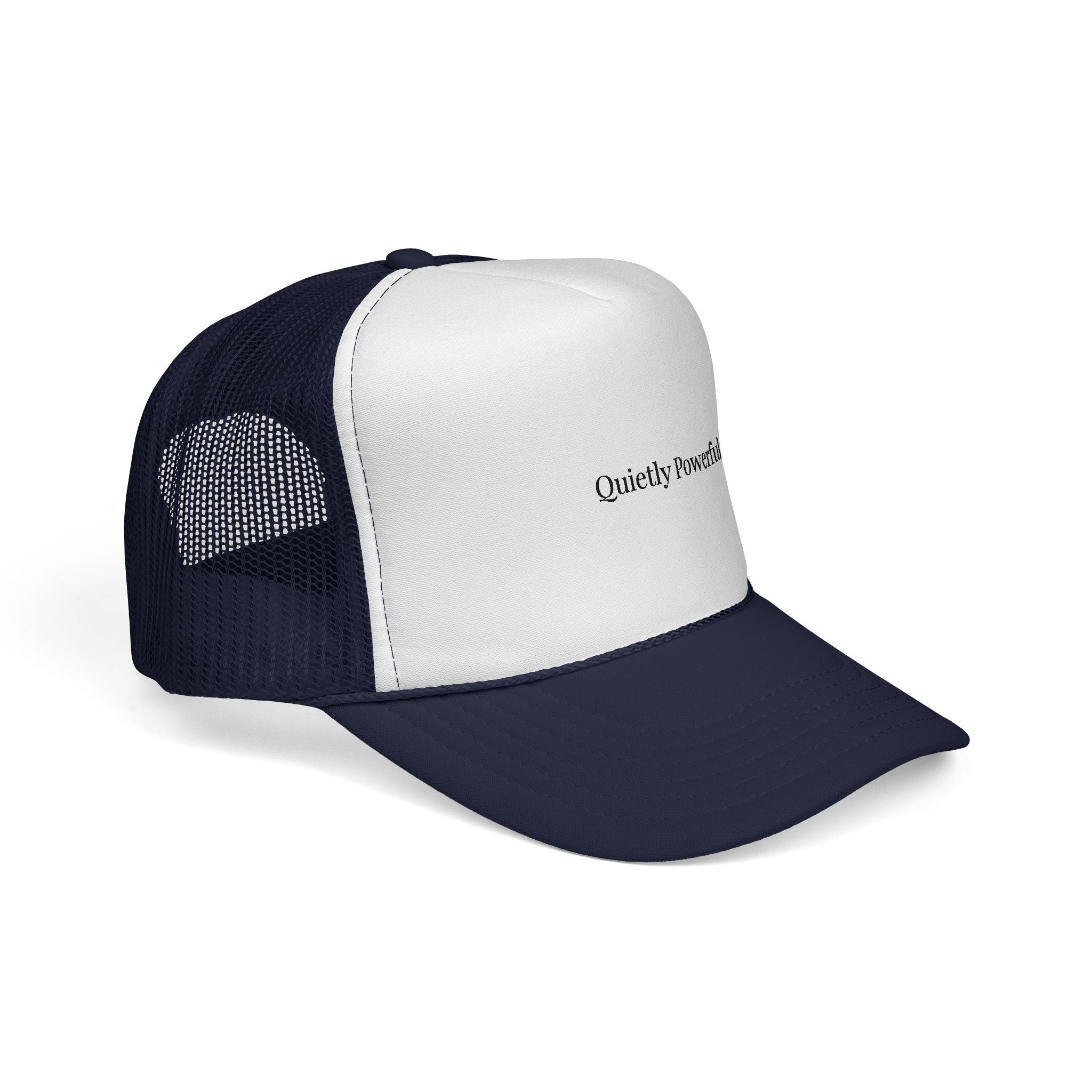 Quietly Powerful Trucker Cap – Minimalist Mesh Hat for Everyday Confidence