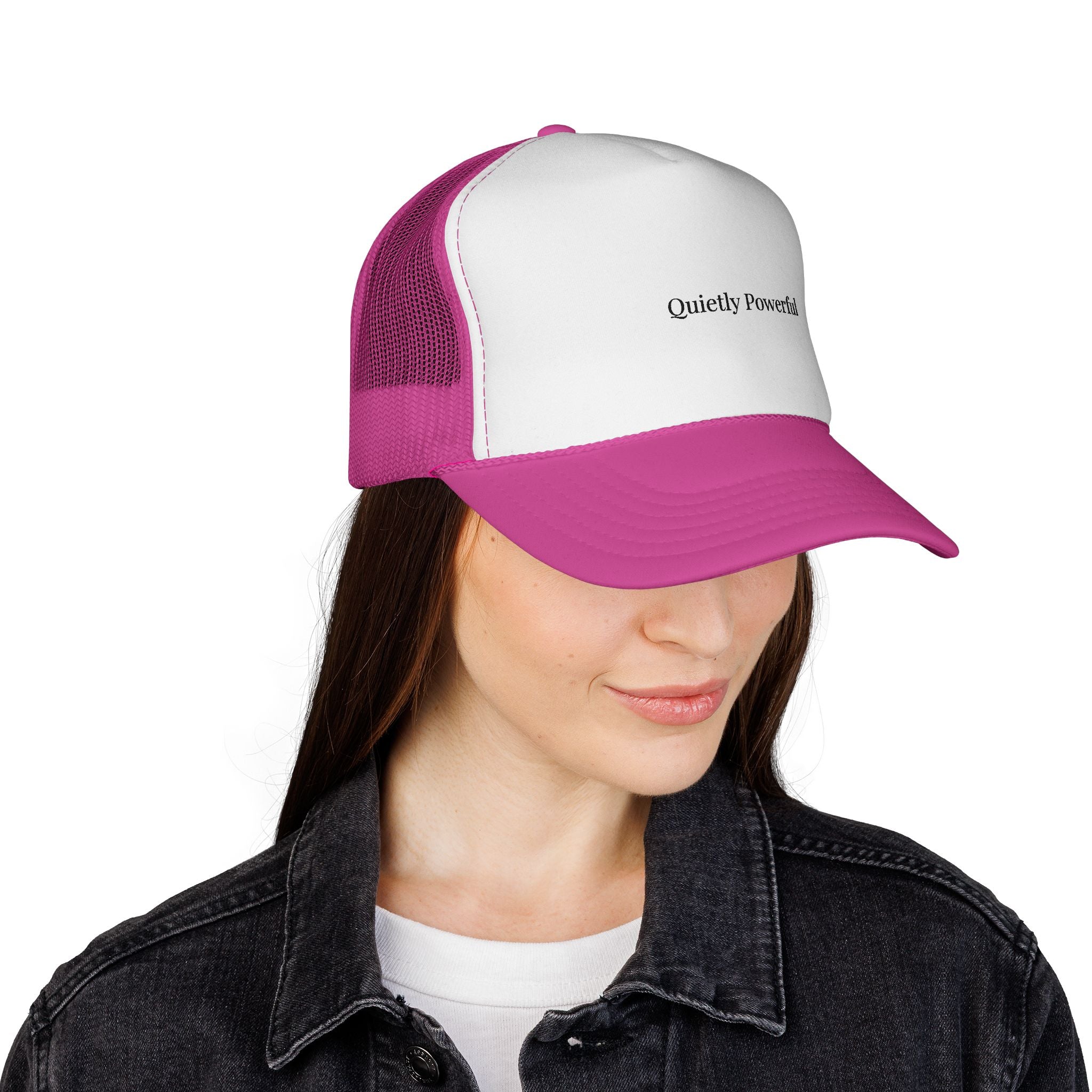 Quietly Powerful Trucker Cap – Minimalist Mesh Hat for Everyday Confidence
