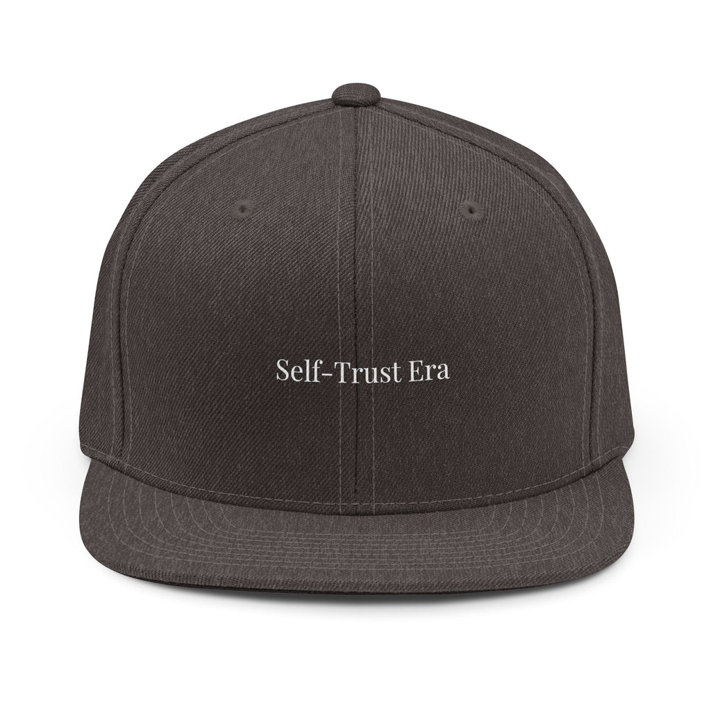 Self Trust Era Snapback Cap – Minimalist Confidence Hat for Women