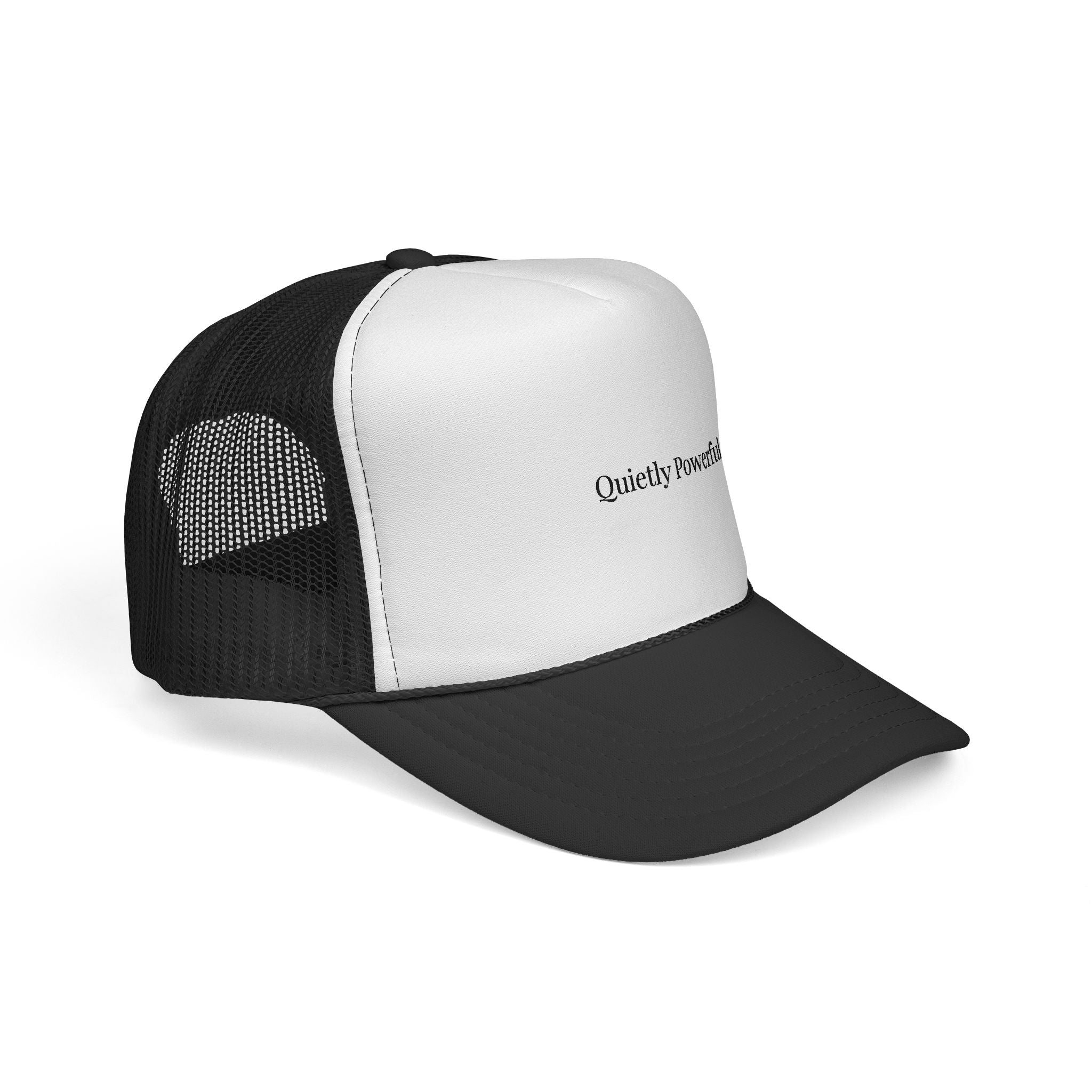 Quietly Powerful Trucker Cap – Minimalist Mesh Hat for Everyday Confidence