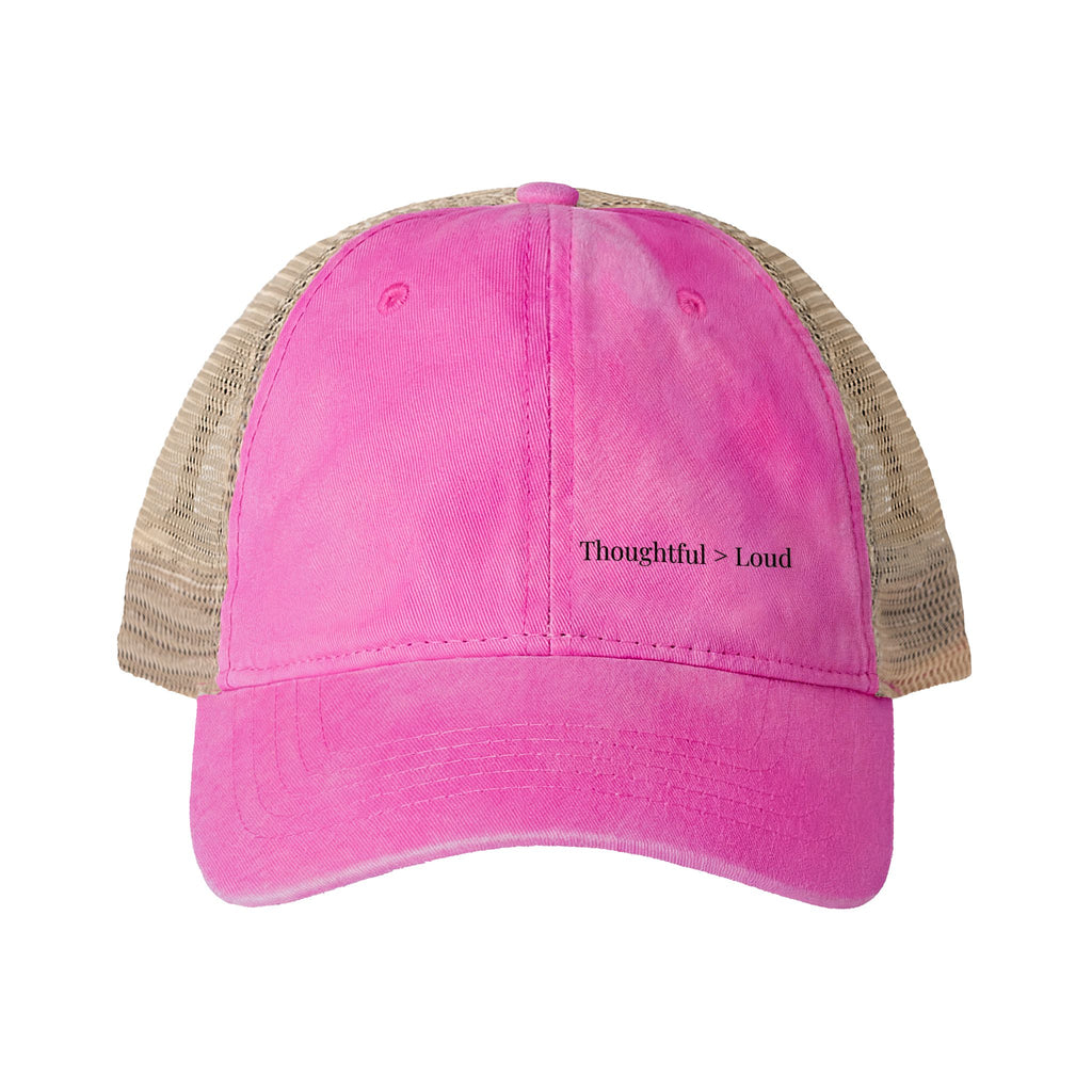 Washed Mesh Back Cap – Minimalist Everyday Hat for Women
