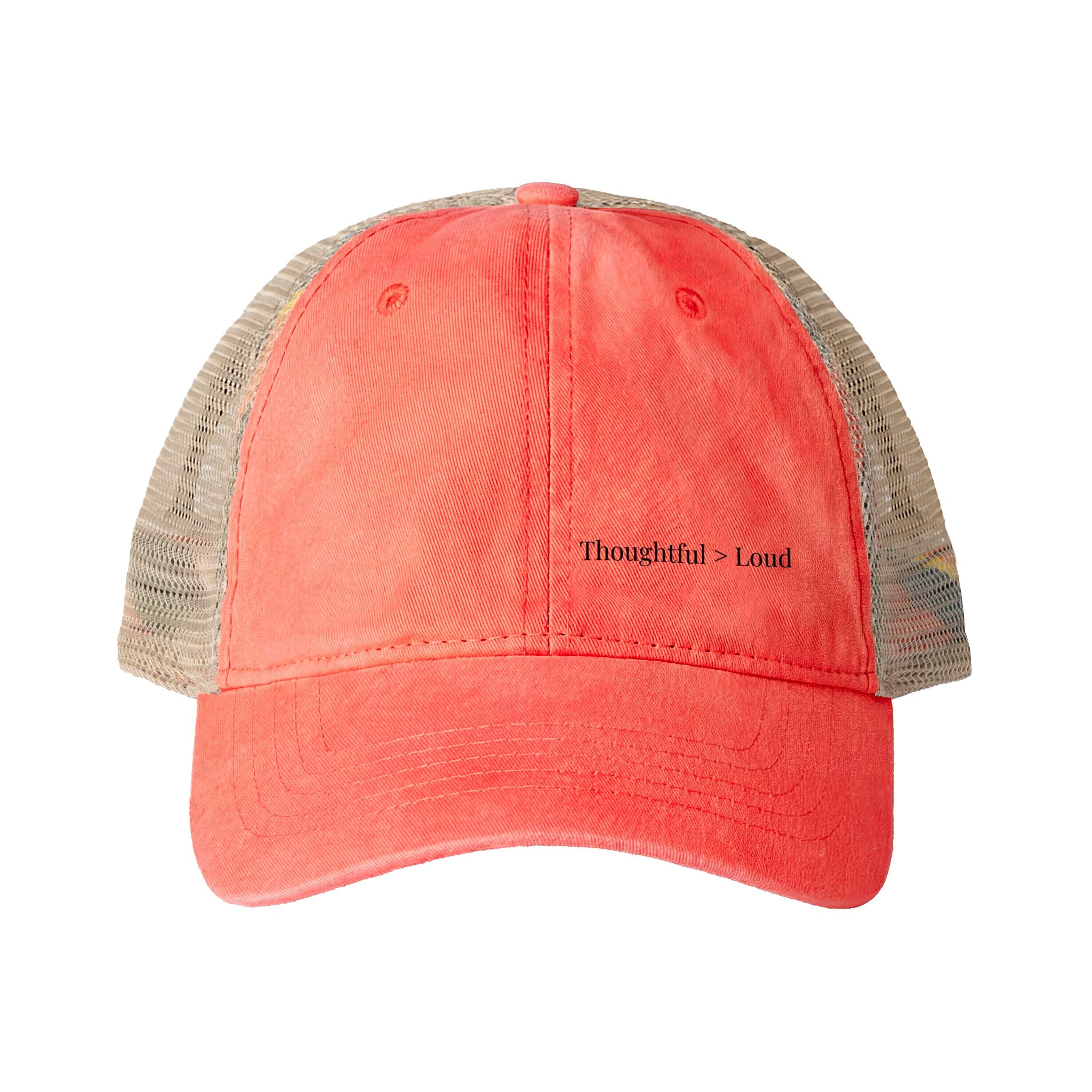 Washed Mesh Back Cap – Minimalist Everyday Hat for Women