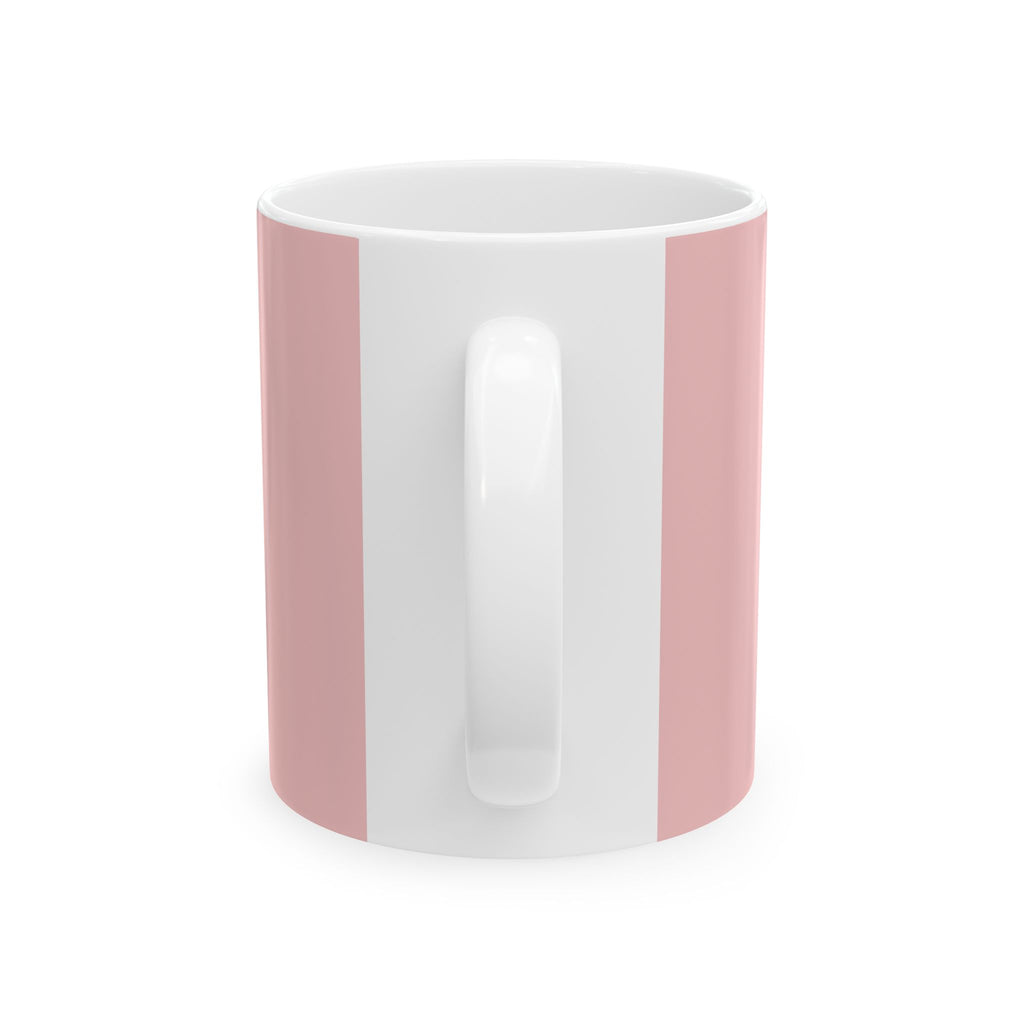 Pink Ceramic Mug – Feminine Minimal Coffee Cup (11oz, 15oz)