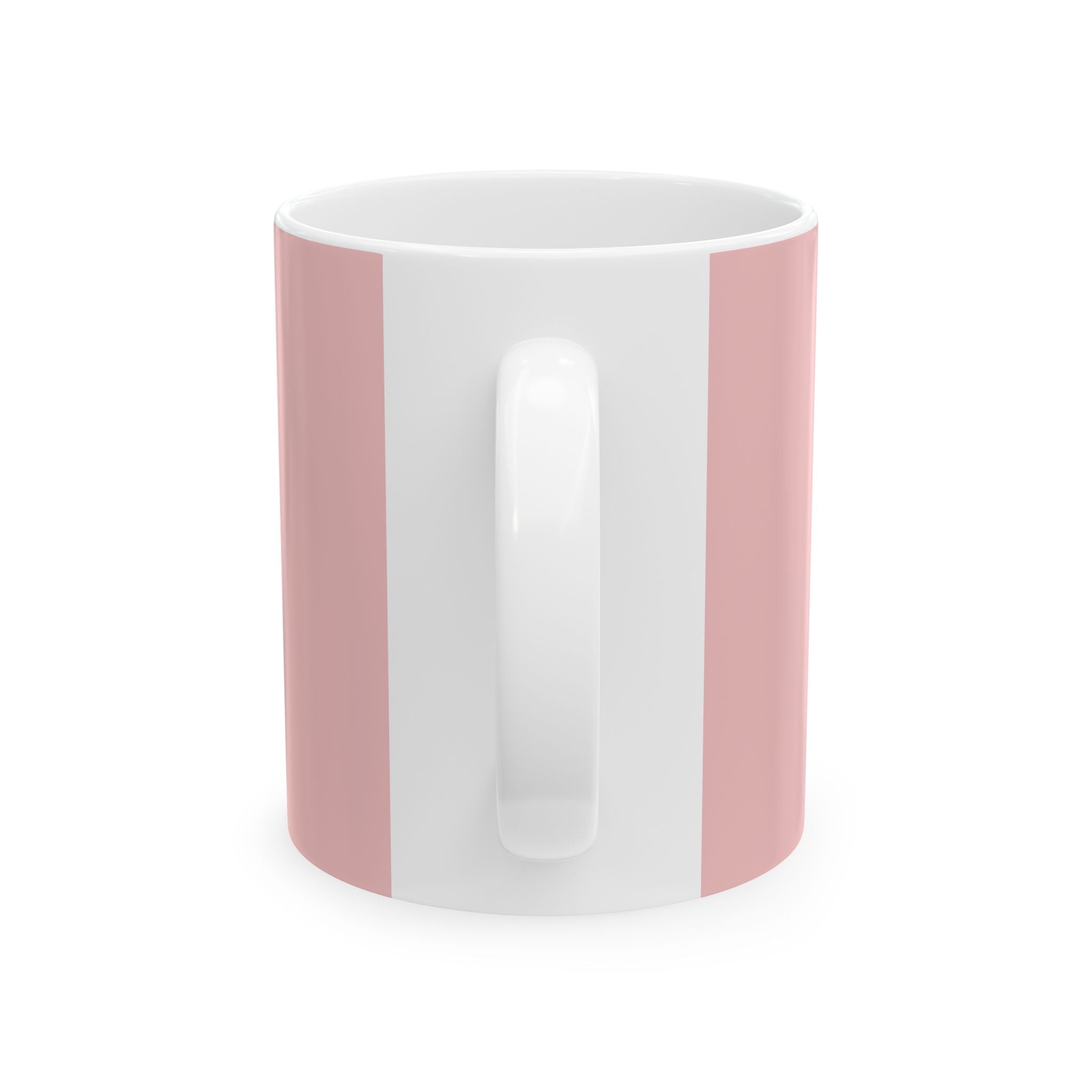 Pink Ceramic Mug – Feminine Minimal Coffee Cup (11oz, 15oz)