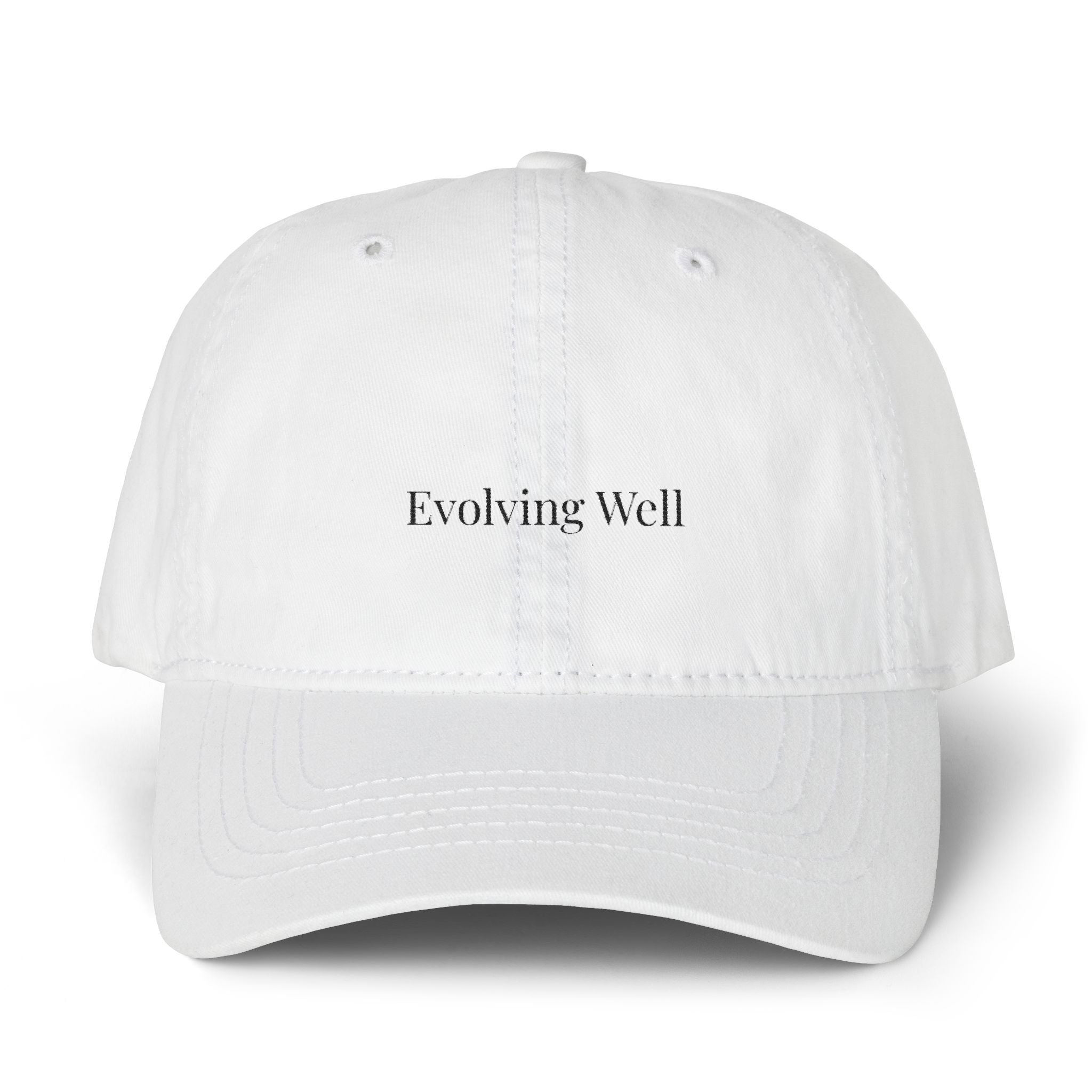 Essential Pigment Dyed Cap – Minimalist Embroidered Hat for Women