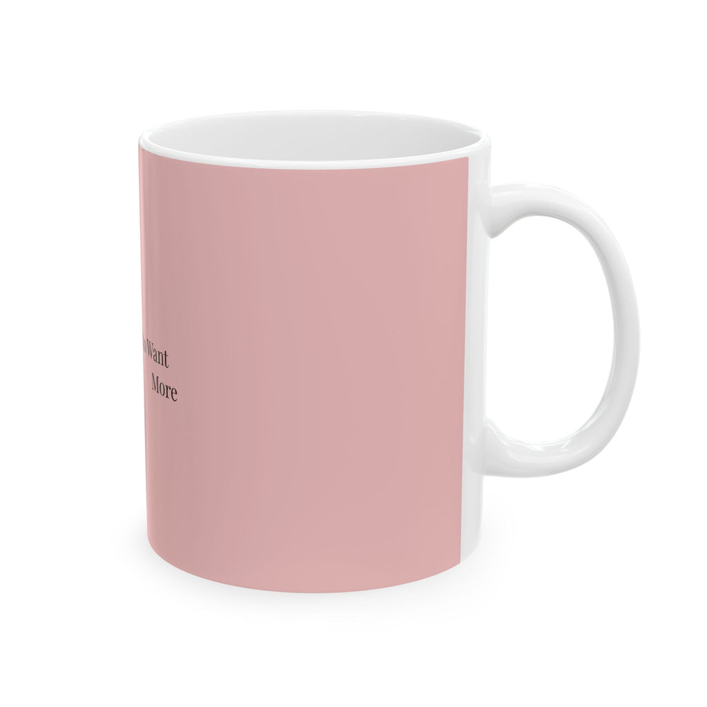 Pink Ceramic Mug – Feminine Minimal Coffee Cup (11oz, 15oz)