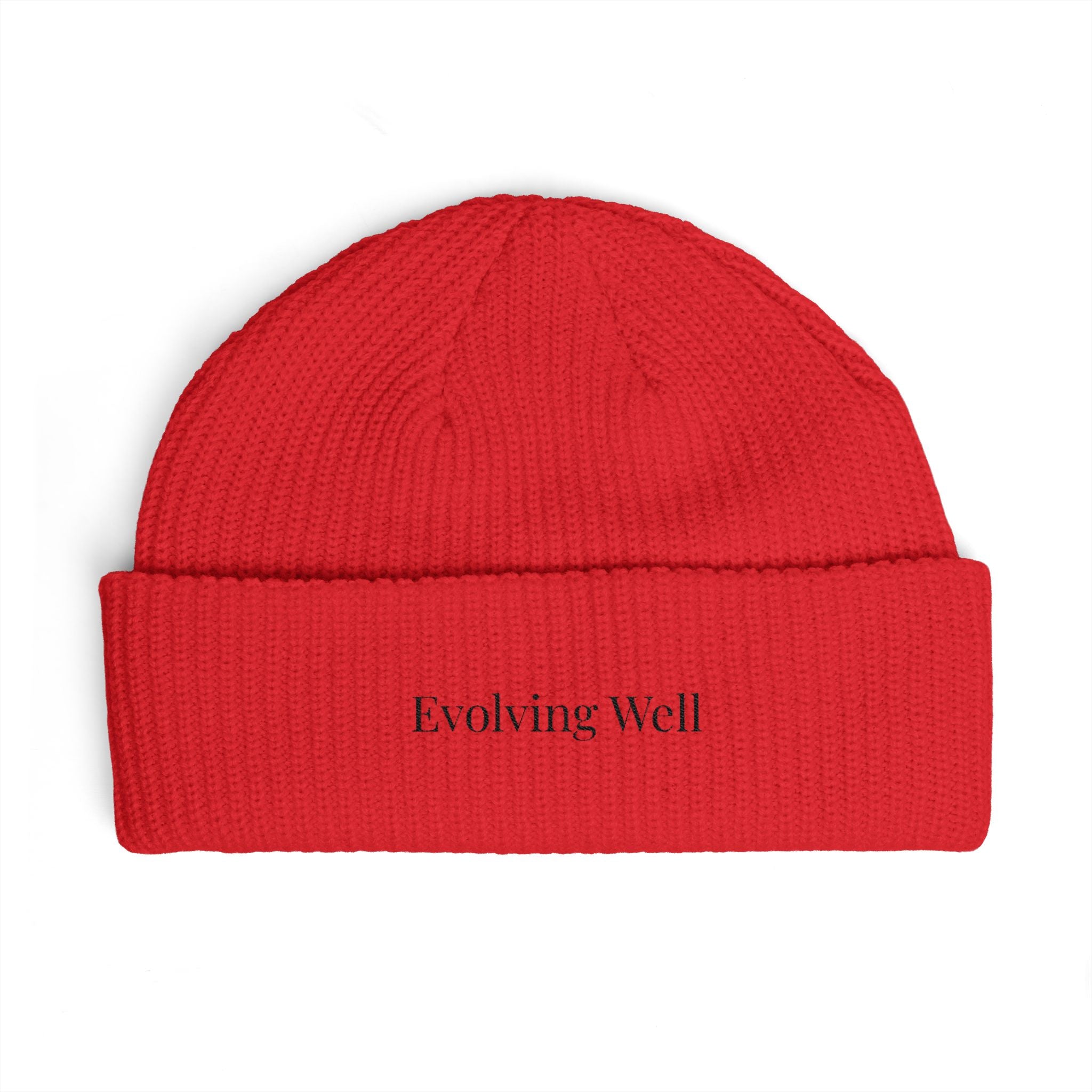 Evolving Well Cuff Beanie – Minimalist Knit Beanie for Everyday Comfort