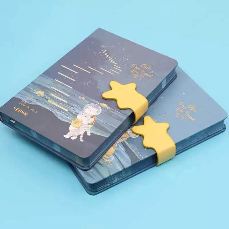 A5 Magnetic Buckle Notebook,128sheets/Book Hardcover Full Colour Inside Pages,Writing Diary Office Study Note Supplies CS-055