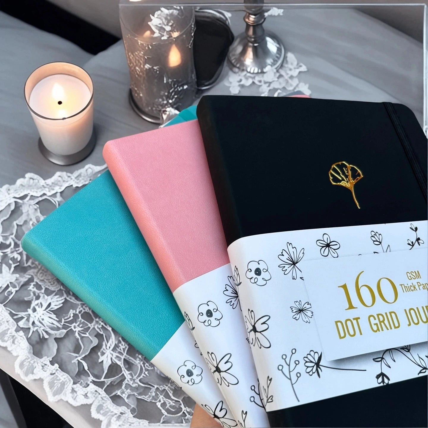 Dotted Journal for Planning – BUKE A5 PU Leather, 160 Numbered Pages, Dot Grid, 160gsm for Bujo Notes