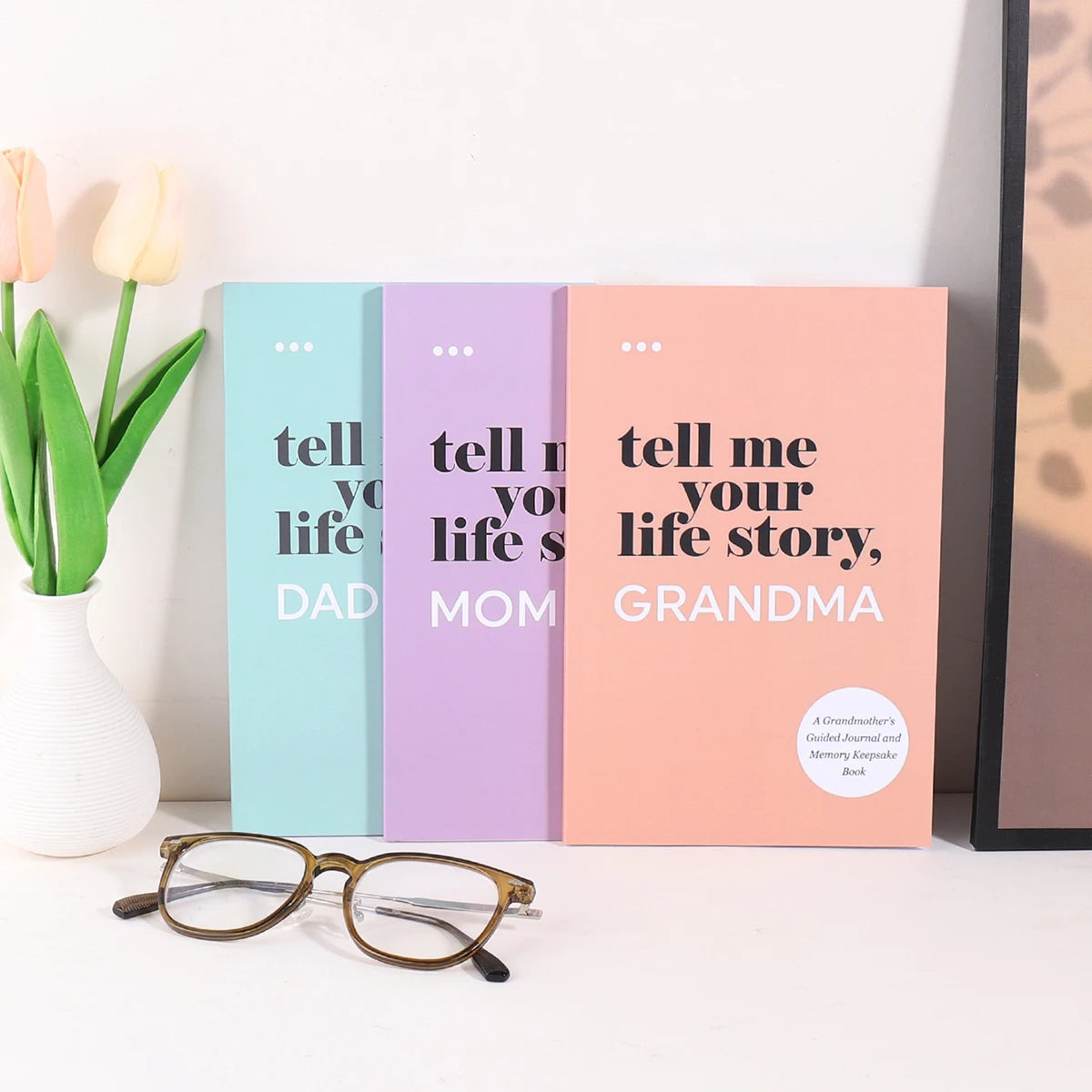 1 pcs family story A5 notebook, to record stories of family members, store personal memory events, an essential item for home