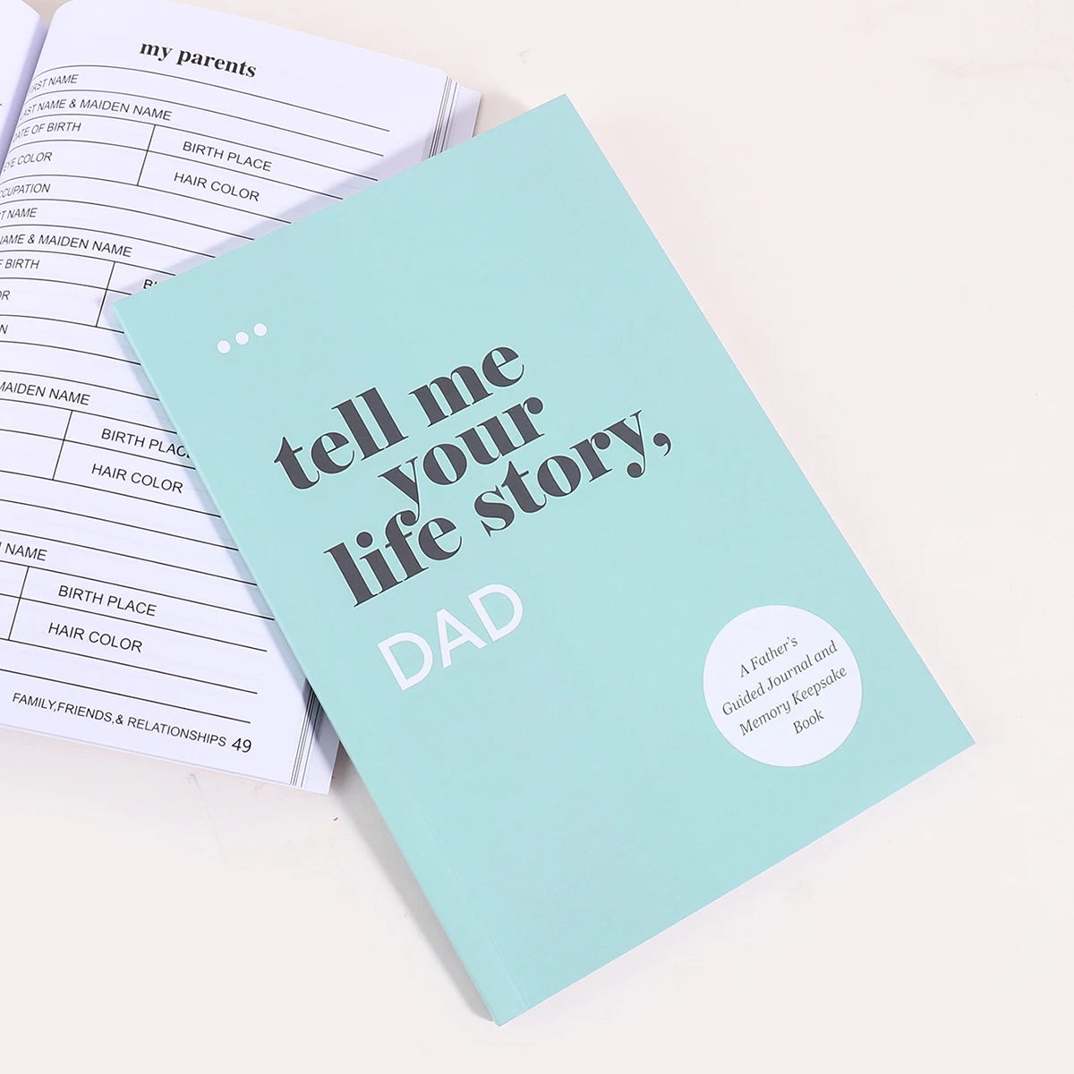1 pcs family story A5 notebook, to record stories of family members, store personal memory events, an essential item for home