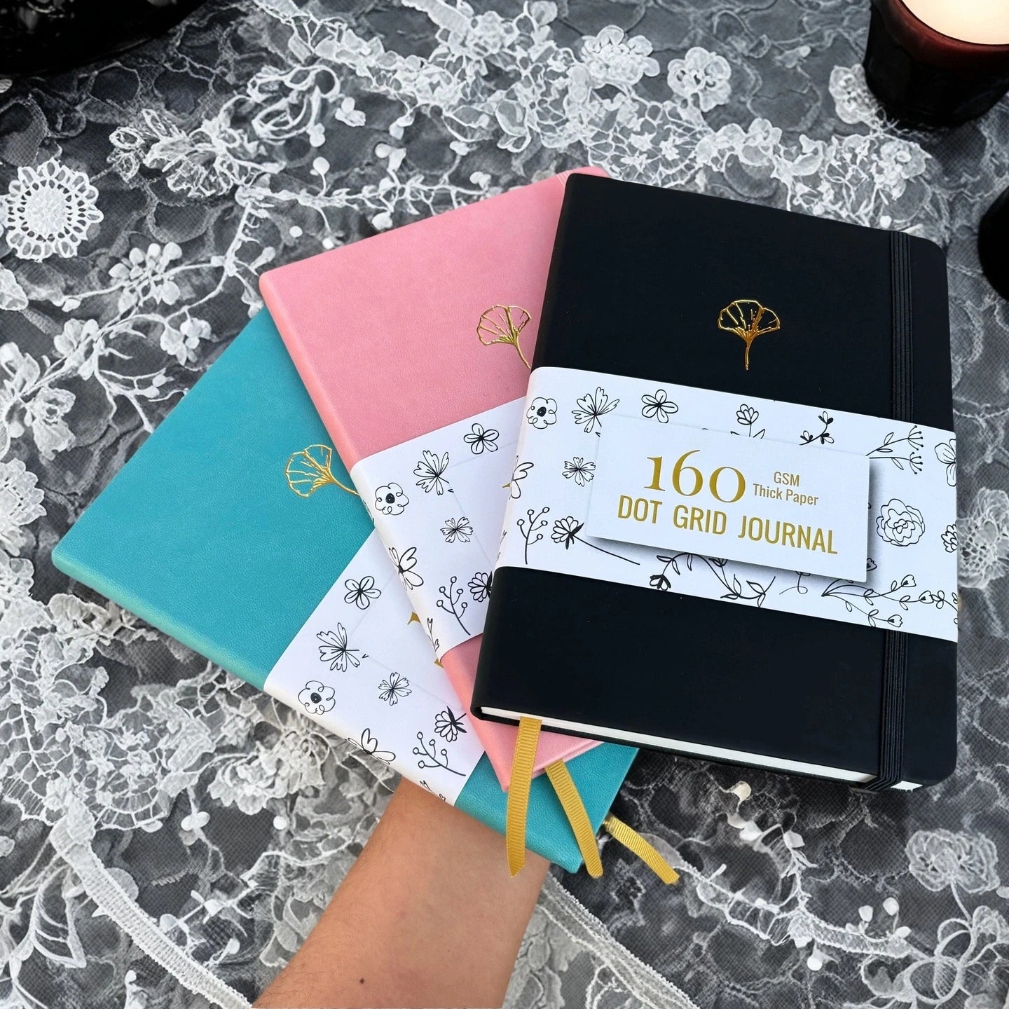 Dotted Journal for Planning – BUKE A5 PU Leather, 160 Numbered Pages, Dot Grid, 160gsm for Bujo Notes